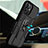 Custodia Silicone e Plastica Opaca Cover con Magnetico Supporto per Apple iPhone 12