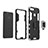 Custodia Silicone e Plastica Opaca Cover con Magnetico Supporto per Huawei Enjoy 8 Plus