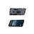 Custodia Silicone e Plastica Opaca Cover con Magnetico Supporto per Huawei Enjoy 9
