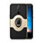 Custodia Silicone e Plastica Opaca Cover con Magnetico Supporto per Huawei Mate 10 Lite Oro