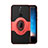 Custodia Silicone e Plastica Opaca Cover con Magnetico Supporto per Huawei Mate 10 Lite Rosso