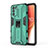 Custodia Silicone e Plastica Opaca Cover con Magnetico Supporto per Oppo K9 Pro 5G