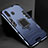 Custodia Silicone e Plastica Opaca Cover con Magnetico Supporto per Samsung Galaxy A60