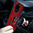 Custodia Silicone e Plastica Opaca Cover con Magnetico Supporto per Samsung Galaxy S20 Ultra 5G