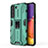 Custodia Silicone e Plastica Opaca Cover con Magnetico Supporto per Samsung Galaxy S23 Plus 5G