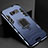 Custodia Silicone e Plastica Opaca Cover con Magnetico Supporto per Samsung Galaxy S8 Blu