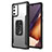 Custodia Silicone e Plastica Opaca Cover con Magnetico Supporto RJ1 per Samsung Galaxy Note 20 5G