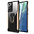 Custodia Silicone e Plastica Opaca Cover con Magnetico Supporto RJ1 per Samsung Galaxy Note 20 Ultra 5G