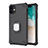 Custodia Silicone e Plastica Opaca Cover con Magnetico Supporto Z01 per Apple iPhone 11