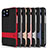 Custodia Silicone e Plastica Opaca Cover con Supporto A01 per Apple iPhone 11 Pro