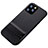 Custodia Silicone e Plastica Opaca Cover con Supporto A01 per Apple iPhone 11 Pro Max Nero