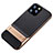 Custodia Silicone e Plastica Opaca Cover con Supporto A01 per Apple iPhone 11 Pro Max Oro