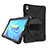 Custodia Silicone e Plastica Opaca Cover con Supporto A01 per Huawei MatePad 10.8 Nero