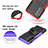 Custodia Silicone e Plastica Opaca Cover con Supporto A01 per Motorola Moto Edge (2021) 5G