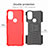 Custodia Silicone e Plastica Opaca Cover con Supporto A01 per Motorola Moto G Power (2022)