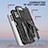 Custodia Silicone e Plastica Opaca Cover con Supporto A01 per Motorola Moto G Stylus (2021)