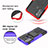 Custodia Silicone e Plastica Opaca Cover con Supporto A01 per Motorola Moto G40 Fusion