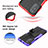 Custodia Silicone e Plastica Opaca Cover con Supporto A01 per Motorola Moto G82 5G