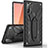 Custodia Silicone e Plastica Opaca Cover con Supporto A01 per Samsung Galaxy Note 10 5G