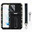 Custodia Silicone e Plastica Opaca Cover con Supporto A01 per Samsung Galaxy S23 Plus 5G