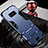 Custodia Silicone e Plastica Opaca Cover con Supporto A01 per Samsung Galaxy S8 Blu