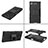 Custodia Silicone e Plastica Opaca Cover con Supporto A01 per Sony Xperia XZ1 Compact