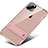 Custodia Silicone e Plastica Opaca Cover con Supporto A02 per Apple iPhone 11 Pro Oro Rosa