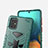 Custodia Silicone e Plastica Opaca Cover con Supporto A02 per Samsung Galaxy A71 5G