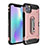Custodia Silicone e Plastica Opaca Cover con Supporto A03 per Apple iPhone 11 Pro Oro Rosa