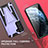 Custodia Silicone e Plastica Opaca Cover con Supporto A03 per Samsung Galaxy S21 5G