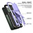 Custodia Silicone e Plastica Opaca Cover con Supporto A03 per Samsung Galaxy S21 5G