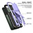 Custodia Silicone e Plastica Opaca Cover con Supporto A03 per Samsung Galaxy S22 Plus 5G