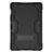 Custodia Silicone e Plastica Opaca Cover con Supporto A03 per Samsung Galaxy Tab S5e 4G 10.5 SM-T725 Nero