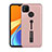 Custodia Silicone e Plastica Opaca Cover con Supporto A03 per Xiaomi Redmi 9 India