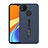 Custodia Silicone e Plastica Opaca Cover con Supporto A03 per Xiaomi Redmi 9C NFC Blu