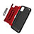 Custodia Silicone e Plastica Opaca Cover con Supporto A04 per Apple iPhone 11