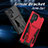 Custodia Silicone e Plastica Opaca Cover con Supporto A04 per Samsung Galaxy S23 Ultra 5G