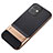 Custodia Silicone e Plastica Opaca Cover con Supporto A05 per Apple iPhone 11 Oro e Nero