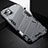 Custodia Silicone e Plastica Opaca Cover con Supporto A05 per Apple iPhone 13 Mini
