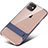 Custodia Silicone e Plastica Opaca Cover con Supporto A06 per Apple iPhone 11 Blu