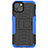 Custodia Silicone e Plastica Opaca Cover con Supporto A07 per Apple iPhone 13
