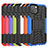 Custodia Silicone e Plastica Opaca Cover con Supporto A07 per Apple iPhone 14