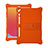 Custodia Silicone e Plastica Opaca Cover con Supporto H01 per Apple iPad Air 3 Arancione