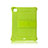 Custodia Silicone e Plastica Opaca Cover con Supporto H01 per Apple iPad Pro 11 (2020) Verde