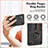 Custodia Silicone e Plastica Opaca Cover con Supporto H01P per Motorola Moto G31