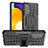 Custodia Silicone e Plastica Opaca Cover con Supporto J01X per Samsung Galaxy A53 5G
