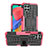 Custodia Silicone e Plastica Opaca Cover con Supporto J01X per Samsung Galaxy M33 5G