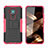 Custodia Silicone e Plastica Opaca Cover con Supporto JX1 per Nokia 3.4