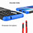 Custodia Silicone e Plastica Opaca Cover con Supporto JX1 per OnePlus Nord 2 5G