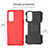 Custodia Silicone e Plastica Opaca Cover con Supporto JX1 per OnePlus Nord 2 5G